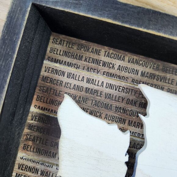 🩵Primitives by Kathy Washington State Shaped Box Tabletop/Wall Decor - Picture 5 of 9